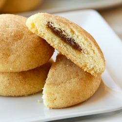 Biscoff Stuffed Snickerdoodles