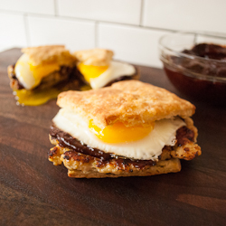 Breakfast Sandwich Ancho Chile Jam