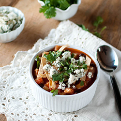 Buffalo Chicken Tortilla Soup