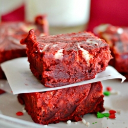 Red Velvet Cheesecake Brownies