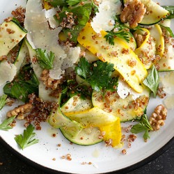 Summer Squash and Red Quinoa Salad