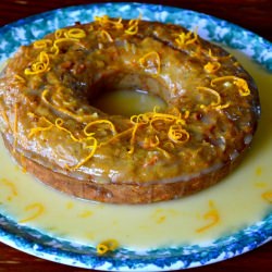 Carrot Cake with Orange Icing