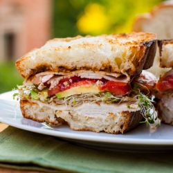 Turkey and Avocado Sandwich