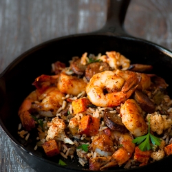 Chicken & Shrimp “Dirty” Rice