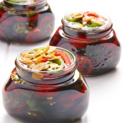 Asian Pickled Peppers