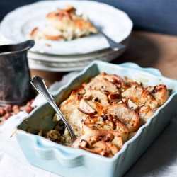 Caramelized Pear French Toast Bake