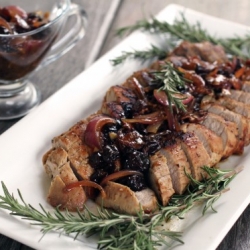 Maple Pork Tenderloin & Cherry