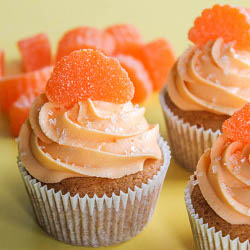 Orange Slice Cupcakes