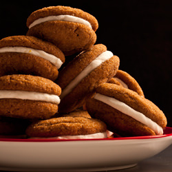 Gingersnap Sandwich Cookies