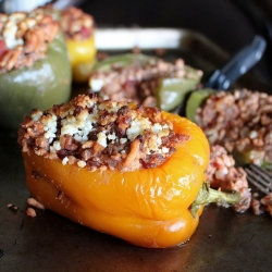 Stuffed Peppers & Goat Cheese