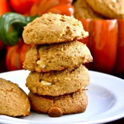 Pumpkin White Choco Chip Cookies