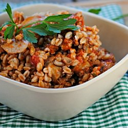 Sausage Mushroom Ragout