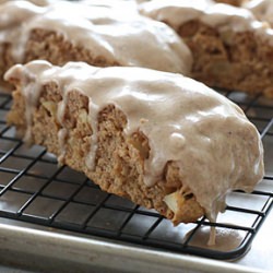 Apple Spiced Glazed Scones