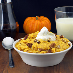 Pumpkin Pie Breakfast Polenta