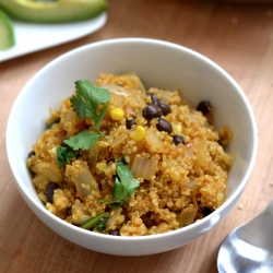 Quinoa with Black Beans & Corn