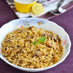 Mushroom Biryani