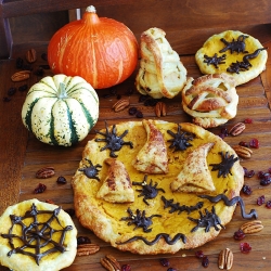 Pumpkin Pie with Stuffed Crust