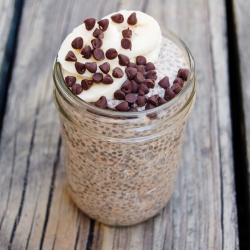 Chocolate PB Chia Seed Pudding