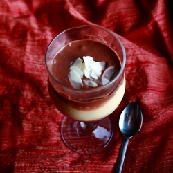 Nutella Custard Pudding