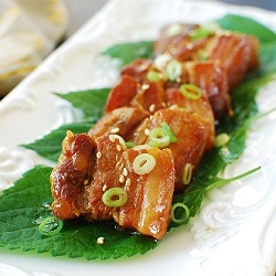 Korean Slow Cooked Pork Belly