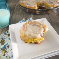 No-Yeast Pumpkin Spiced Rolls