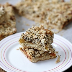 Apple, Oat and Walnut Crumble Slice