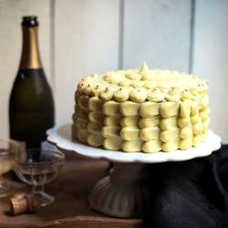 Carrot Cake with White Choc Ganache