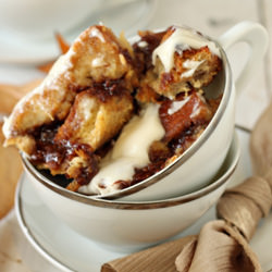 Cinnamon Bun Bread Pudding