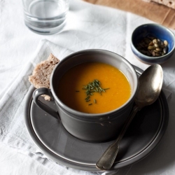 Hokaido Pumpkin and Ginger Soup