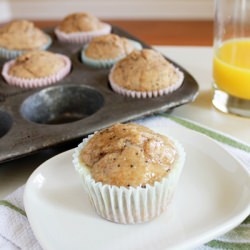 Citrus Banana Poppy Seed Muffins