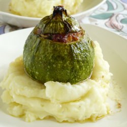 Pork Stuffed Round Zucchinis