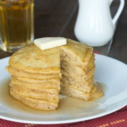 Brown Butter Pumpkin Pancakes