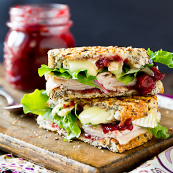 Grilled Turkey & Brie Sandwich