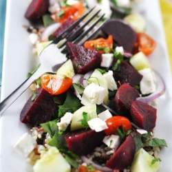 Beet & Whole Grain Barley Salad