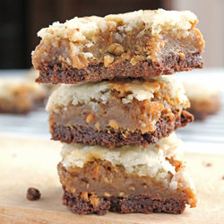 Chocolate Shortbread Blondies