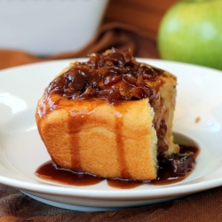 Caramel Apple Cinnamon Rolls