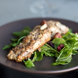 Hazelnut Crusted Trout