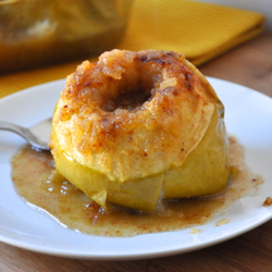 Apples Baked in Cider