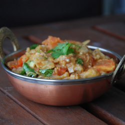 Roasted Eggplant and Tomato Curry