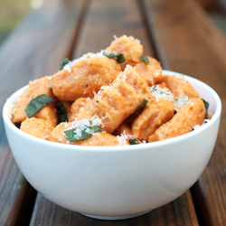 Sweet Potato Gnocchi with Sage Butter