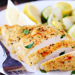 Hummus-Crusted Chicken