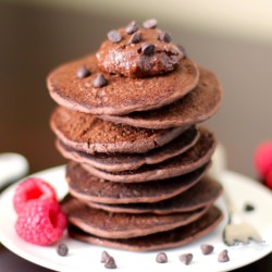 Skinny Chocolate Pancakes