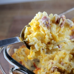 Creamy Potatoes with Ham