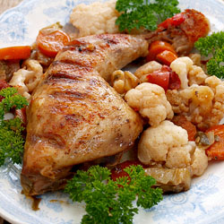 Chicken Stew with Cauliflower