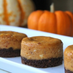 Mini Pumpkin Cheesecakes