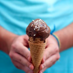 Creamy Dark Chocolate Sorbet