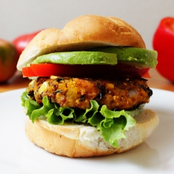 Black Bean & Winter Squash Burger