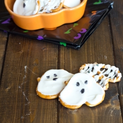 Ghost Pretzels