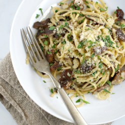 Shiitake Mushroom Spaghetti