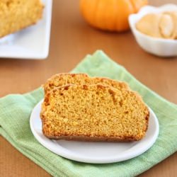 Pumpkin Ice Cream Bread